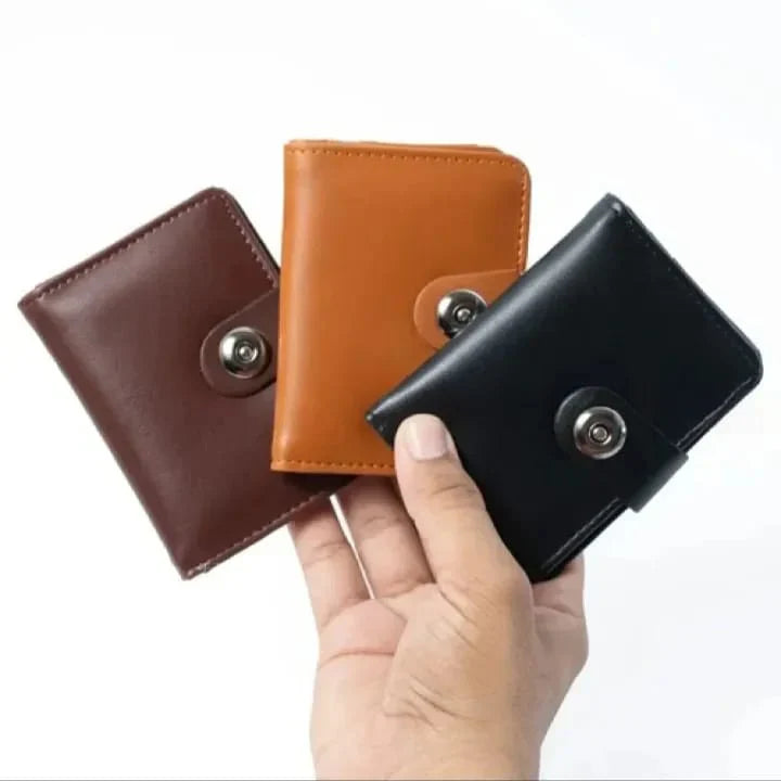 Magnetic Button with Card Holder