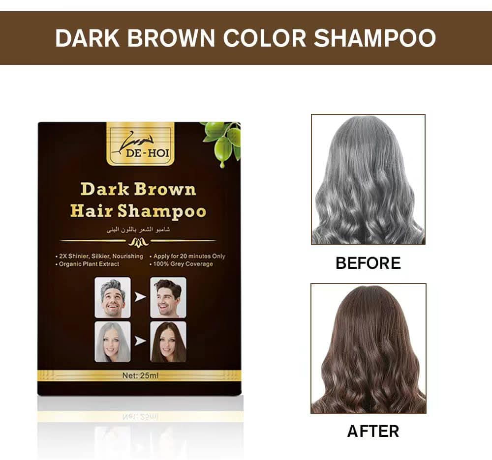 Dark Brown COLOR HAIR SHAMPOO