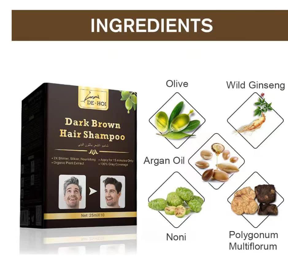 Dark Brown COLOR HAIR SHAMPOO