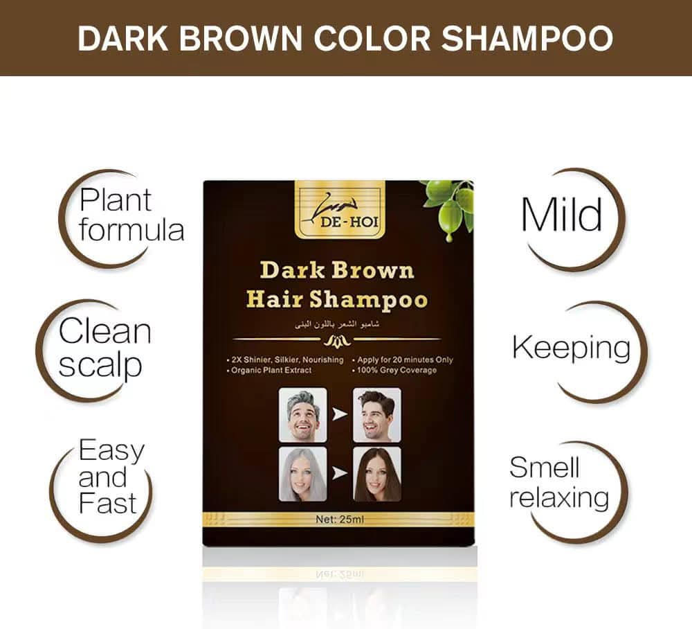 Dark Brown COLOR HAIR SHAMPOO